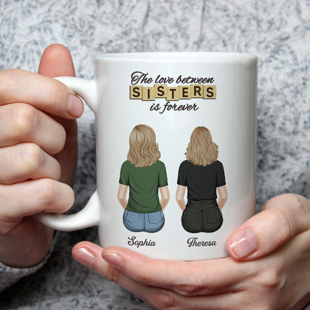 The Love Between Brothers And Sister - Personalized Custom Coffee Mug