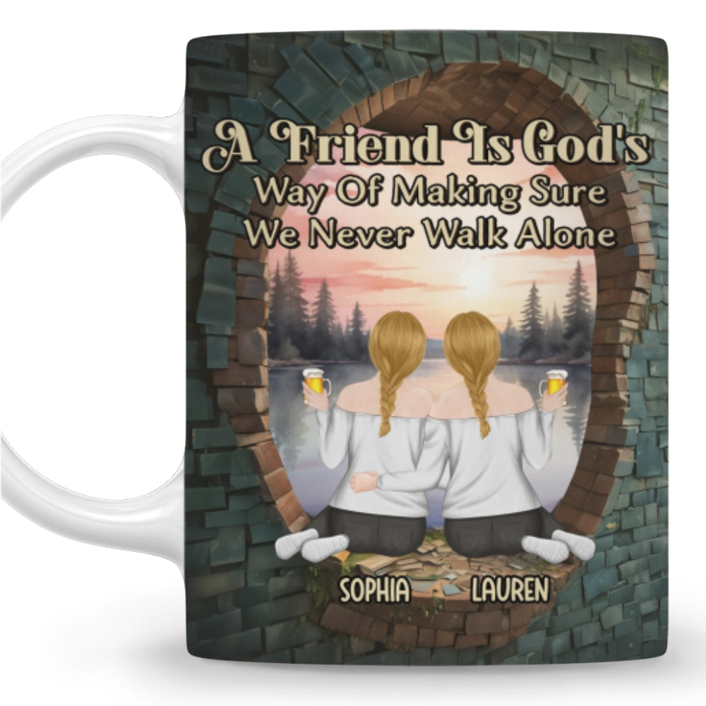 Friendship On Another Level - Personalized Custom Coffee Mug