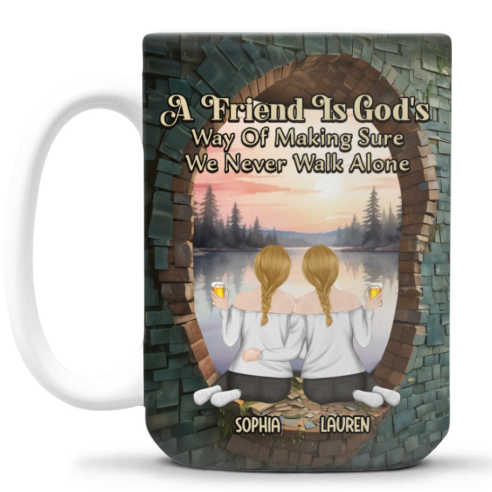 Friendship On Another Level - Personalized Custom Coffee Mug