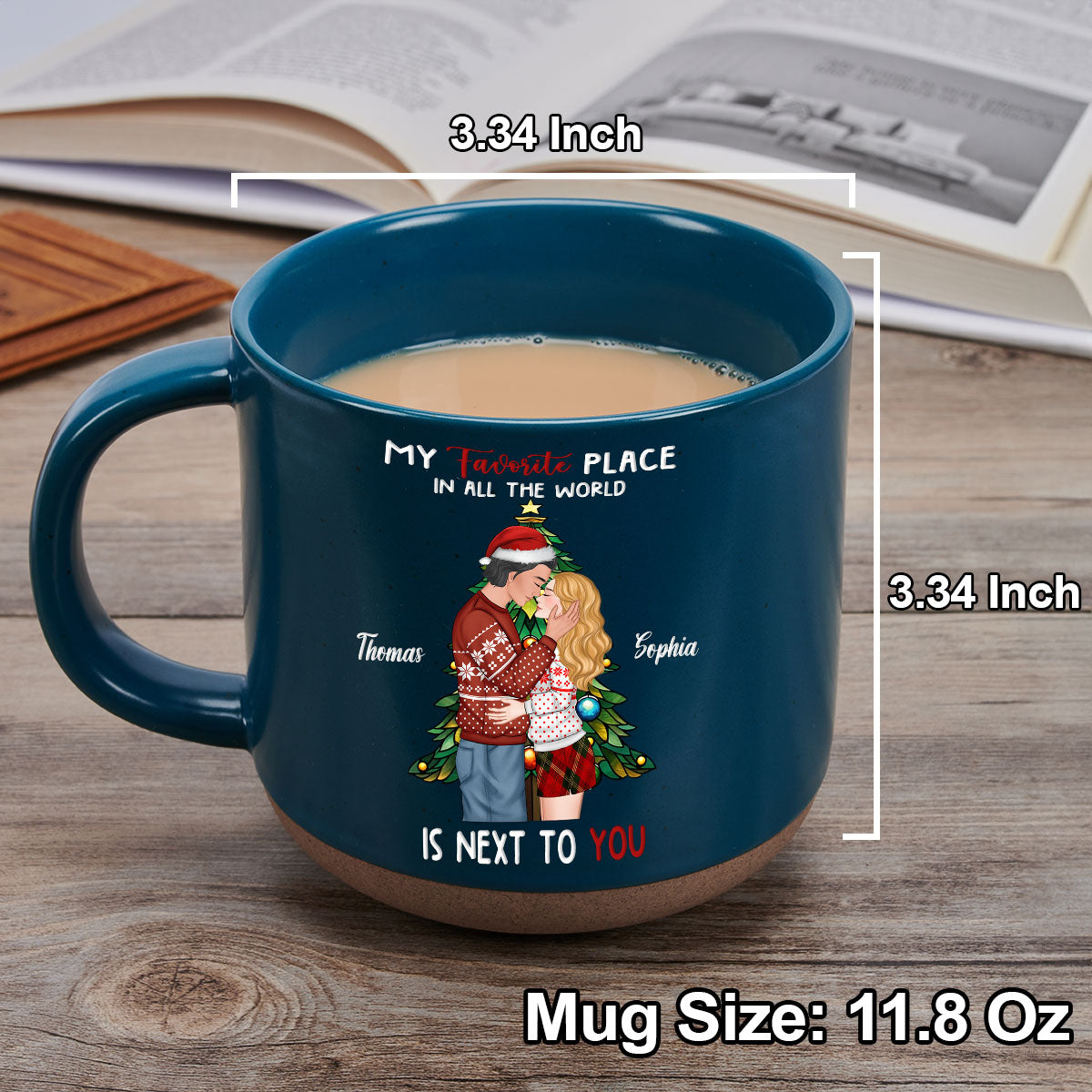 You Are My Favorite Place - Personalized Custom Pottery Mug