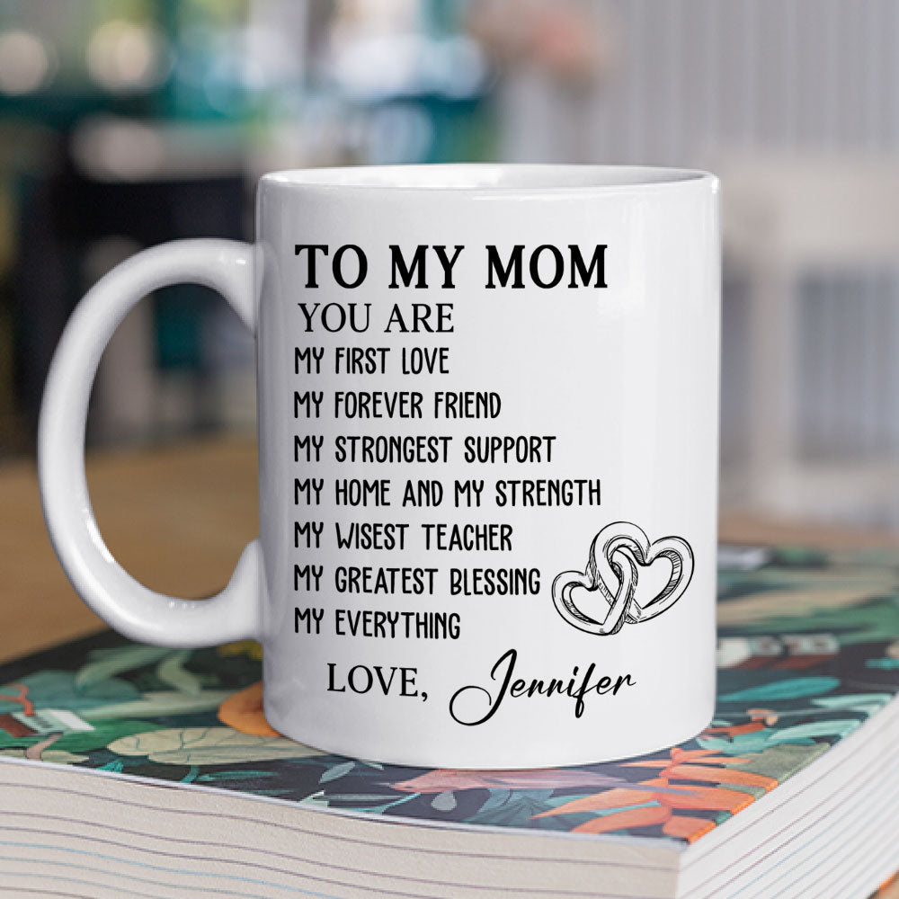 Mom Is My Everything - Personalized Custom Mug