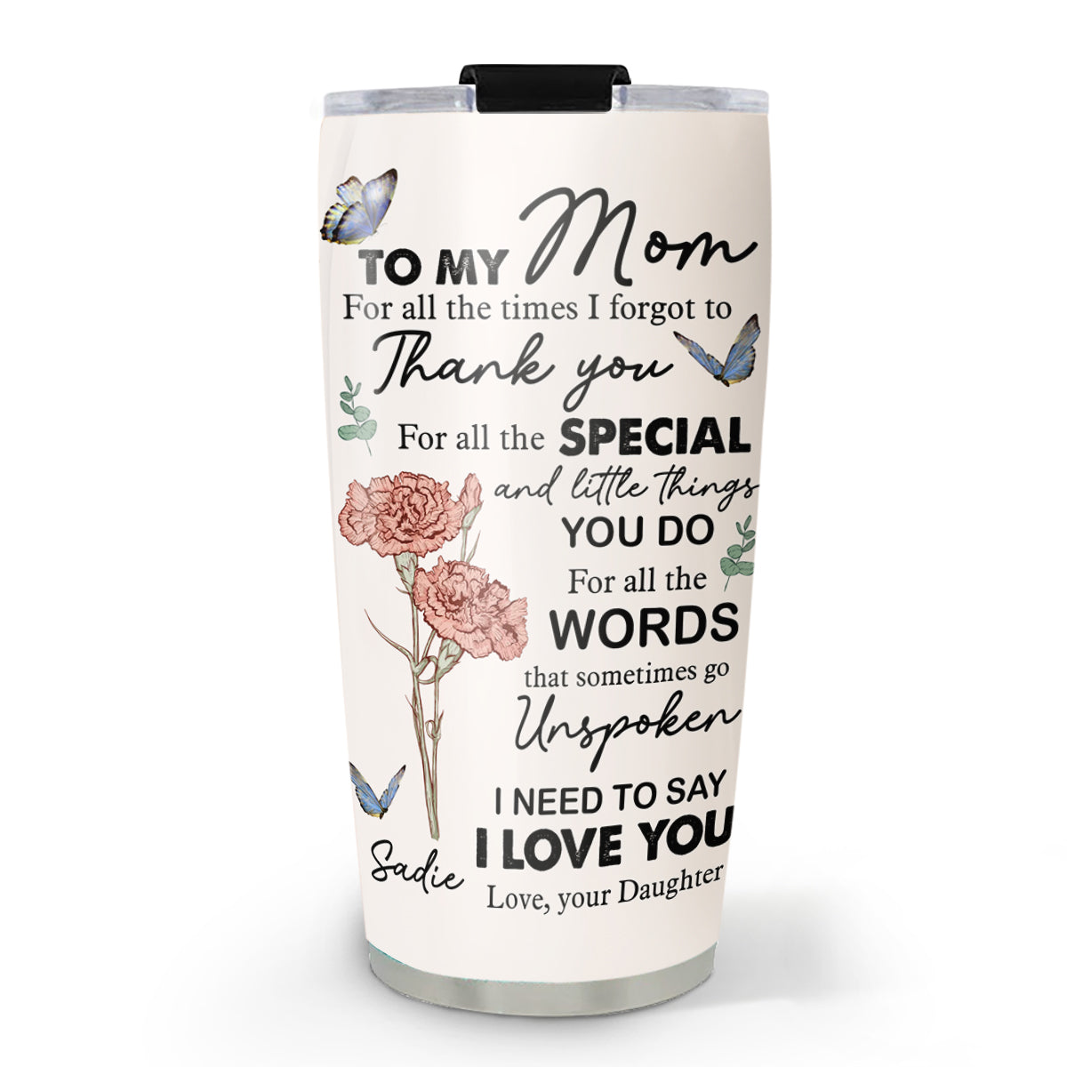 Special Mom Special Love - Personalized Custom Tumbler