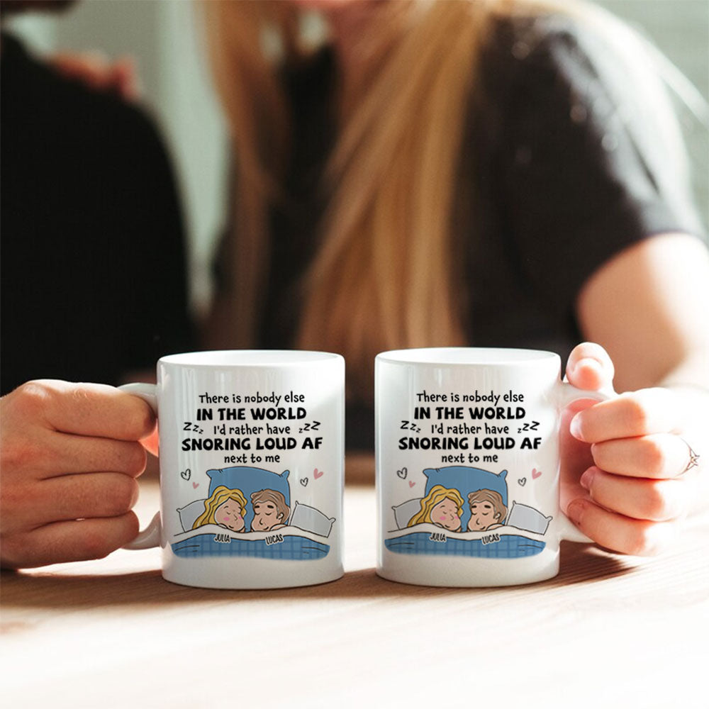 Snoring Af - Personalized Custom Coffee Mug