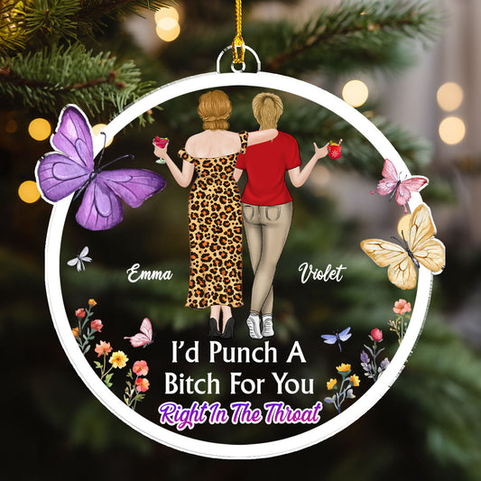 Slay Bestie Forever - Personalized Custom Acrylic Ornament