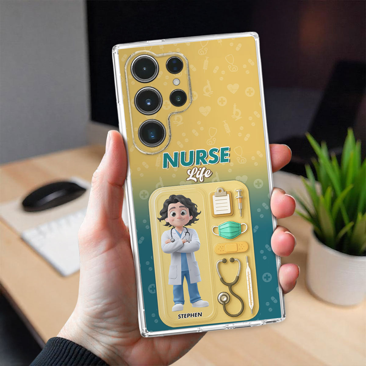Proud Of Nurse Life - Personalized Custom Phone Case