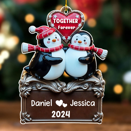 Together Forever Version 2 - Personalized Custom Acrylic Ornament