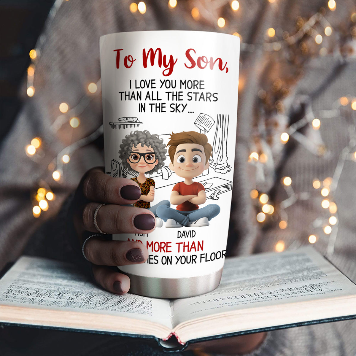 Love You Always My Son - Personalized Custom Tumbler