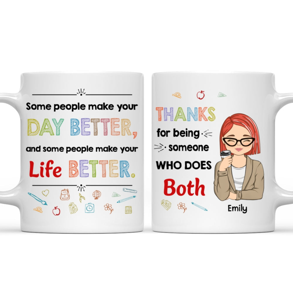 Your Lessons Shape Futures - Personalized Custom Coffee Mug