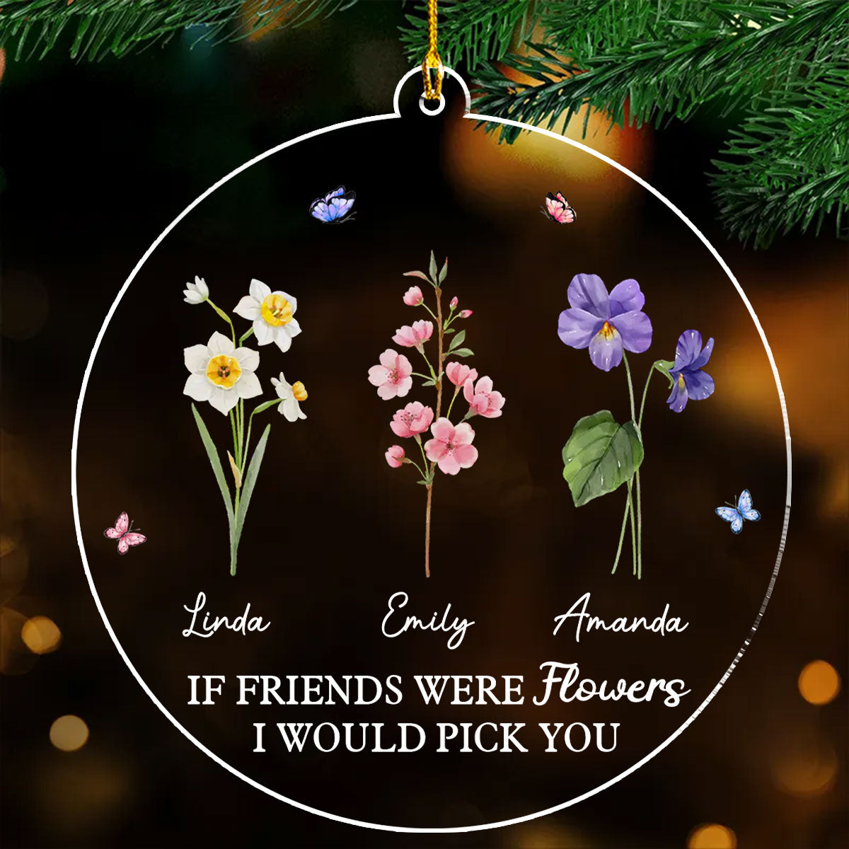I Pick You - Personalized Custom Acrylic Ornament