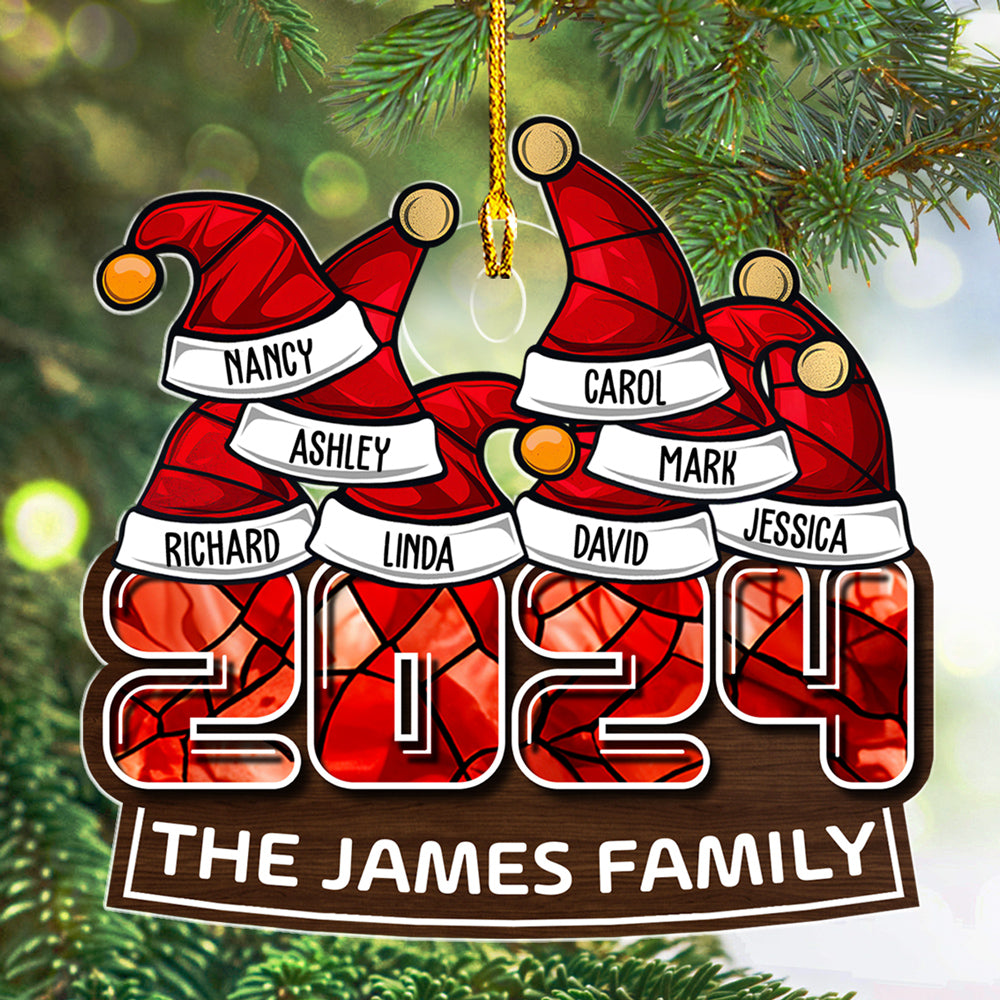 We Wish You A Merry Christmas - Personalized Custom Acrylic Ornament