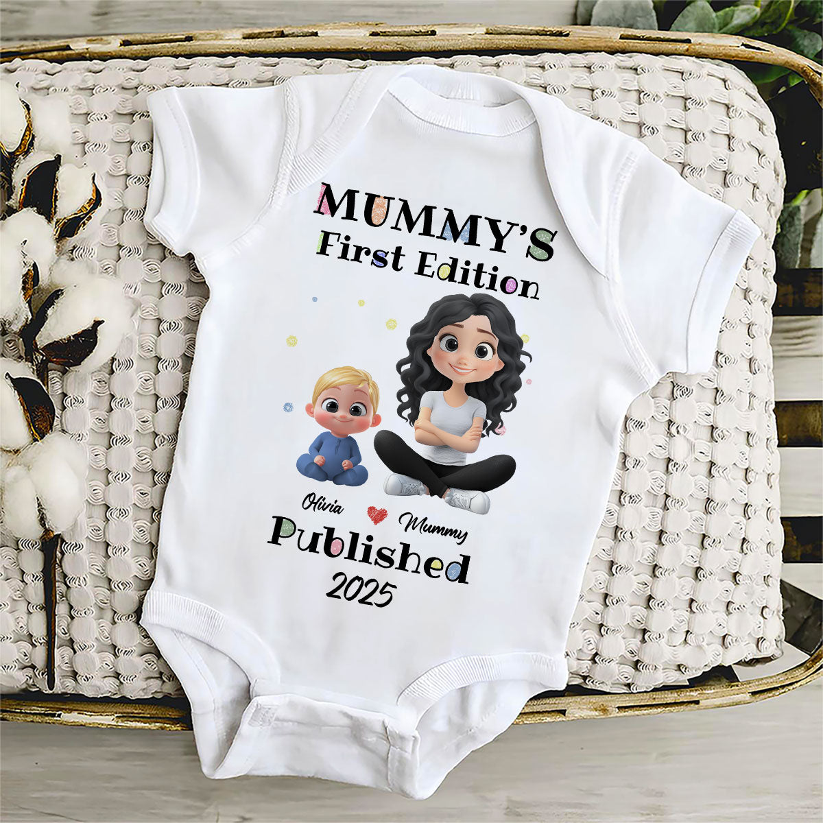 Mommy First Baby Edition - Personalized Custom Baby Onesie