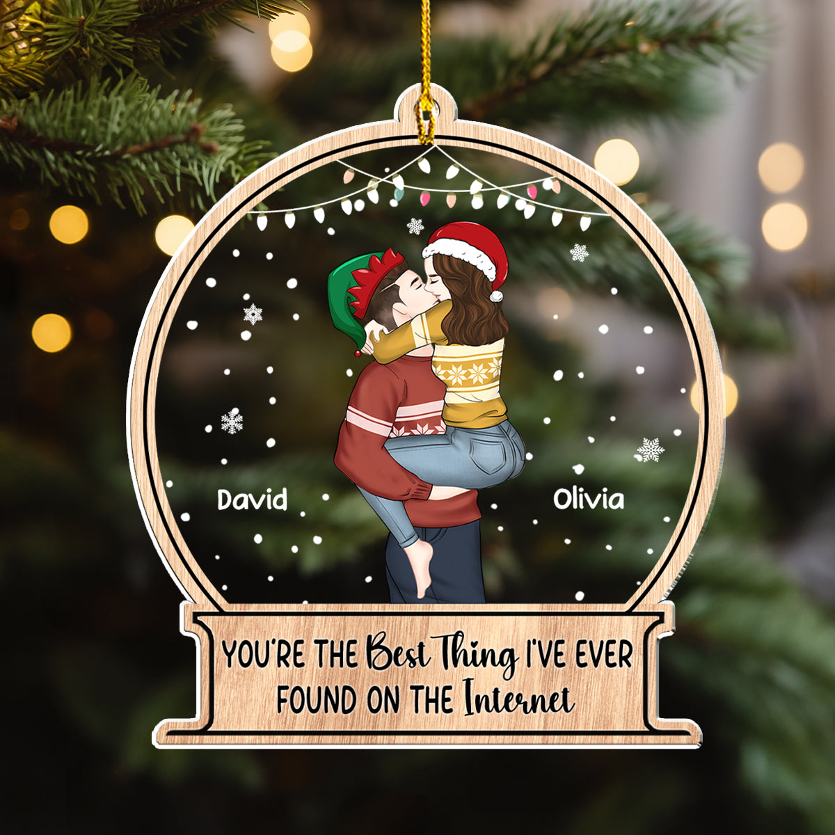 You Are My Lover - Personalized Custom Acrylic Ornament
