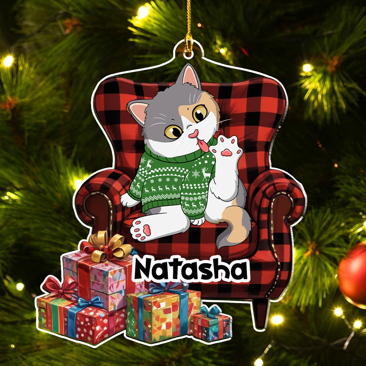 Whisker Wonderland - Personalized Custom Acrylic Ornament