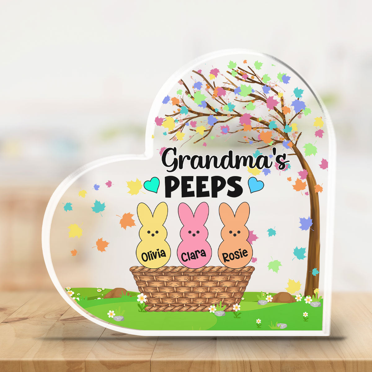 Bunny Peep - Personalized Custom Acrylic Plaque