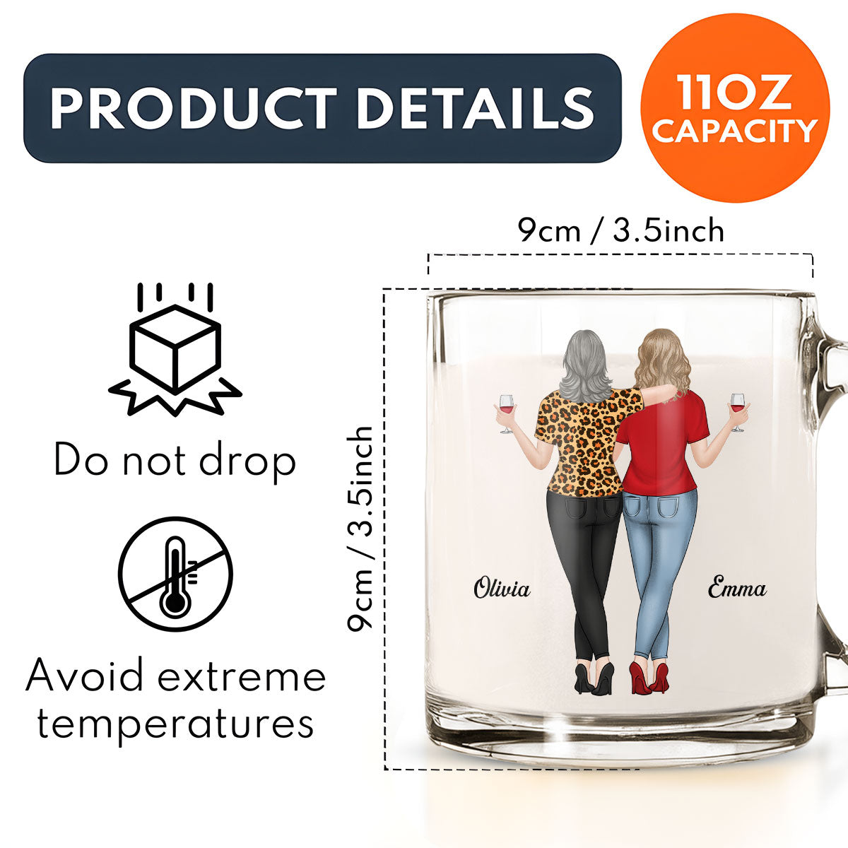 Alcohol Tolerating - Personalized Custom Glass Mug