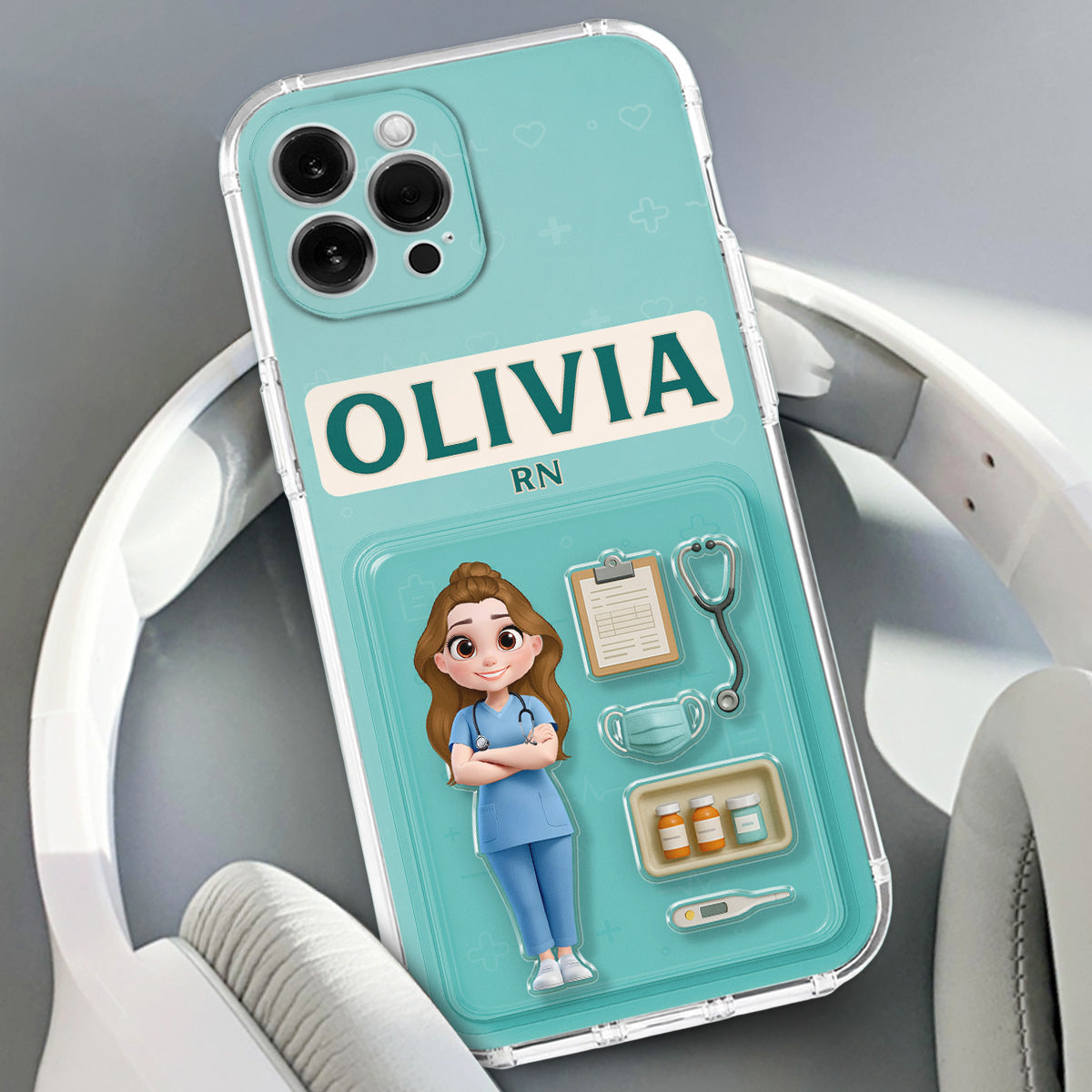 Be The Nurse You Would Want As A Patient Figure - Personalized Custom Phone Case