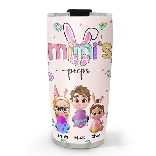 My Peeps Call Me Grandma - Personalized Custom Tumbler