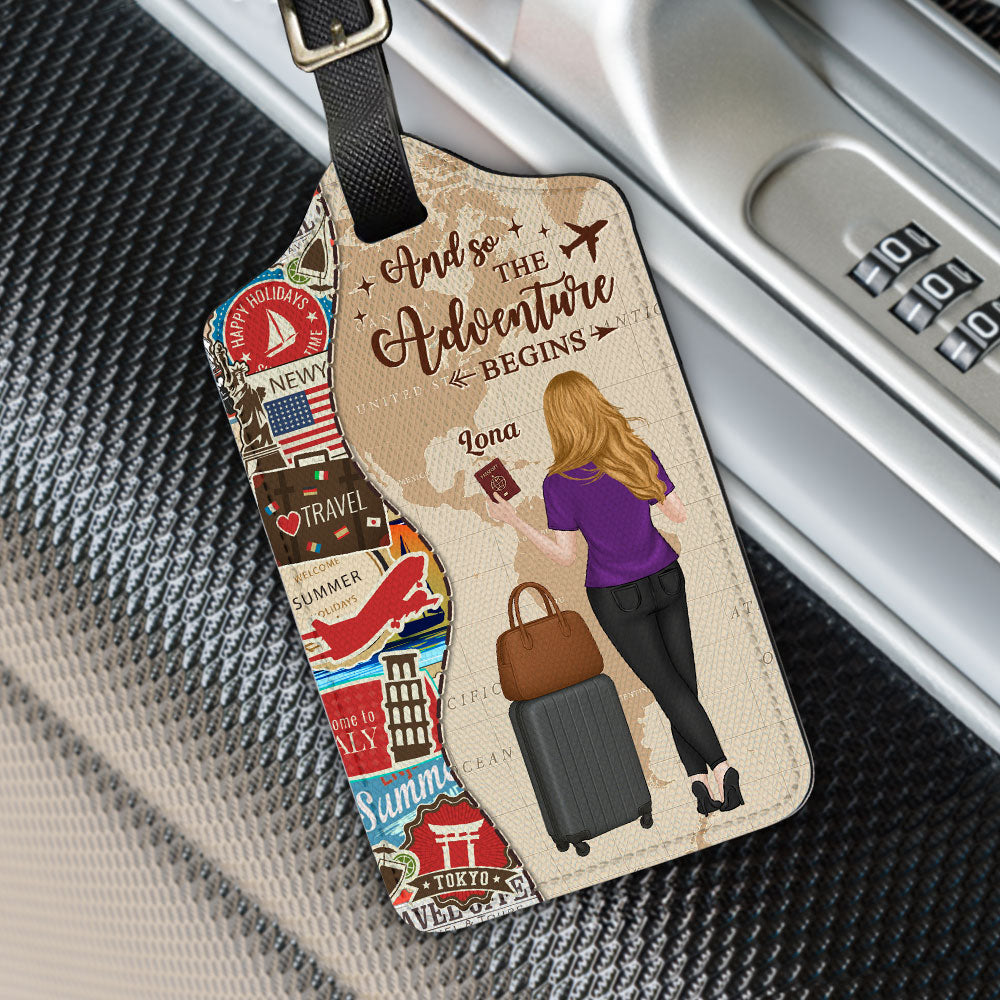 World Explorer - Personalized Custom Luggage Tag