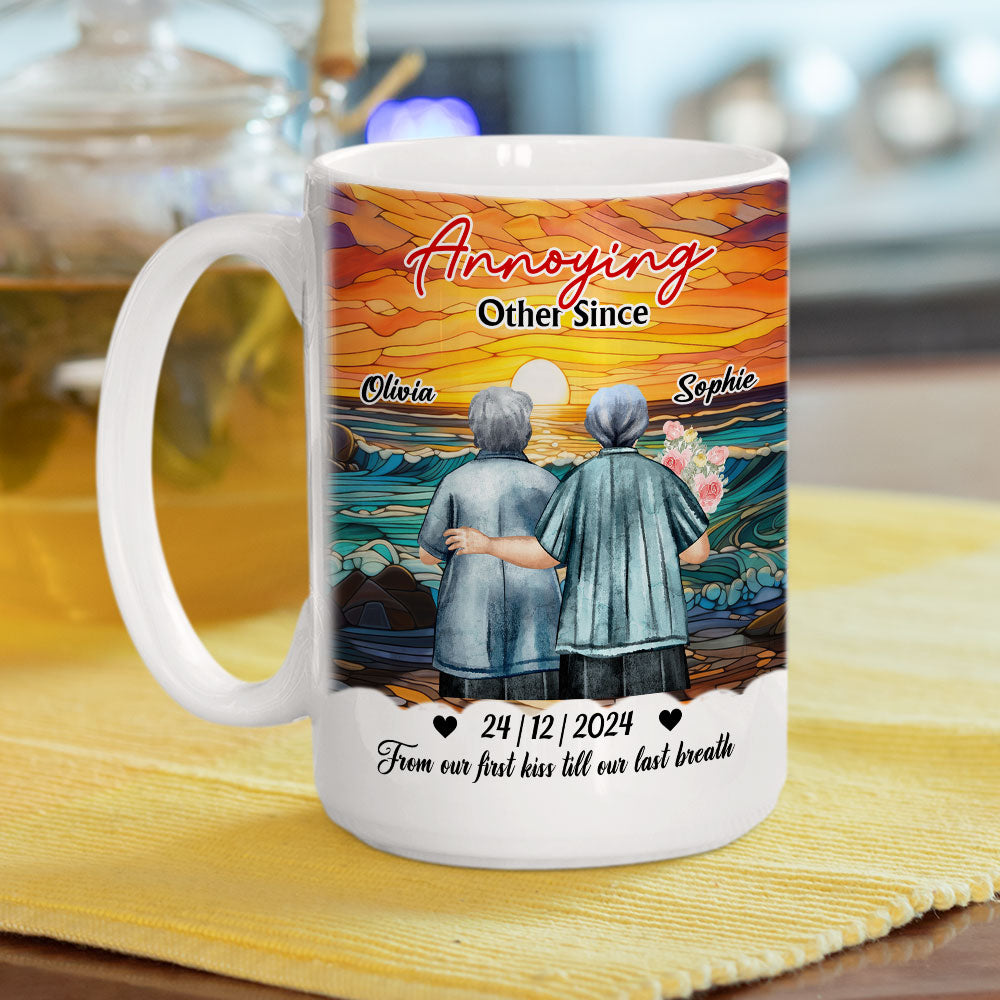 From Our First Kiss - Personalized Custom Coffee Mug
