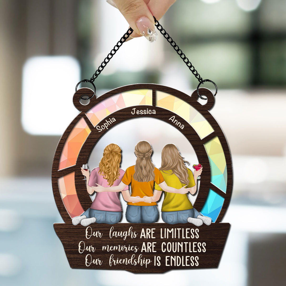 Our Memories Are Countless - Personalized Custom Suncatcher