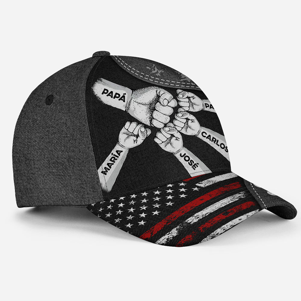 El Poder Del Papá Viene Del Amor - Gorra Clásica Personalizada