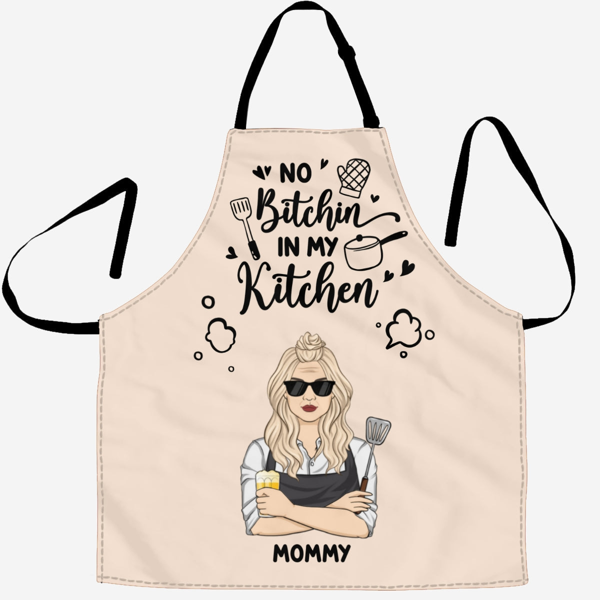 No Whining While I Am Dining - Personalized Custom Apron