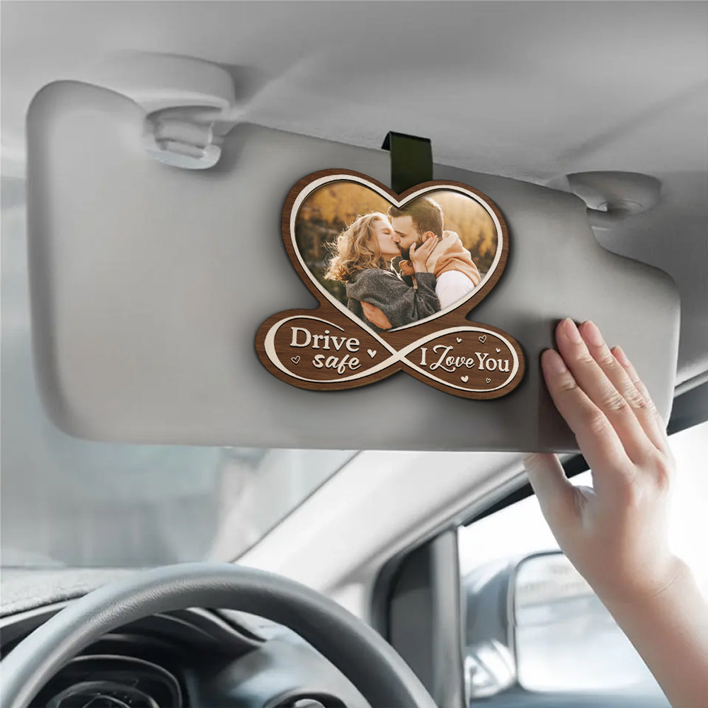 Drive Safe  -  Personalized Custom Car Visor Clip