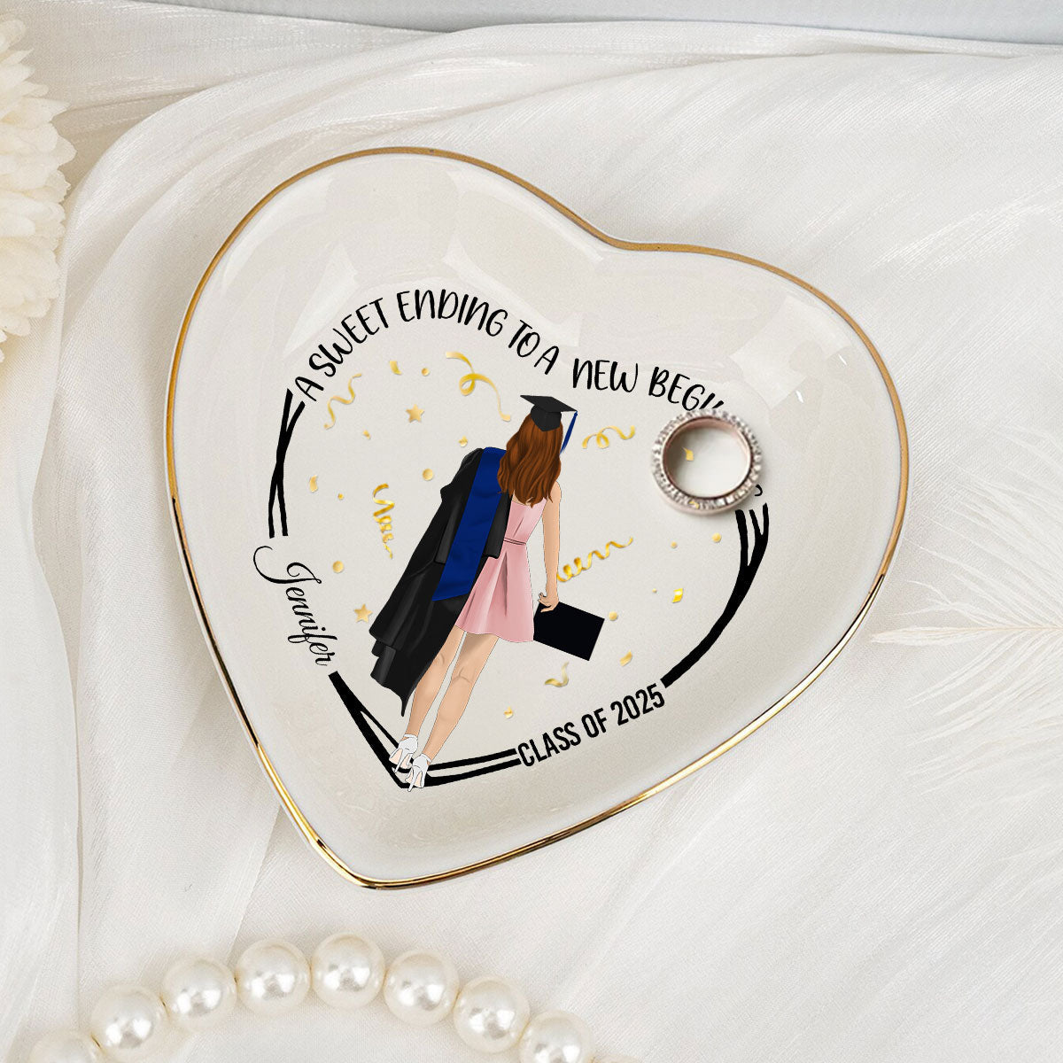 A Sweet Ending - Personalized Custom Jewelry Dish