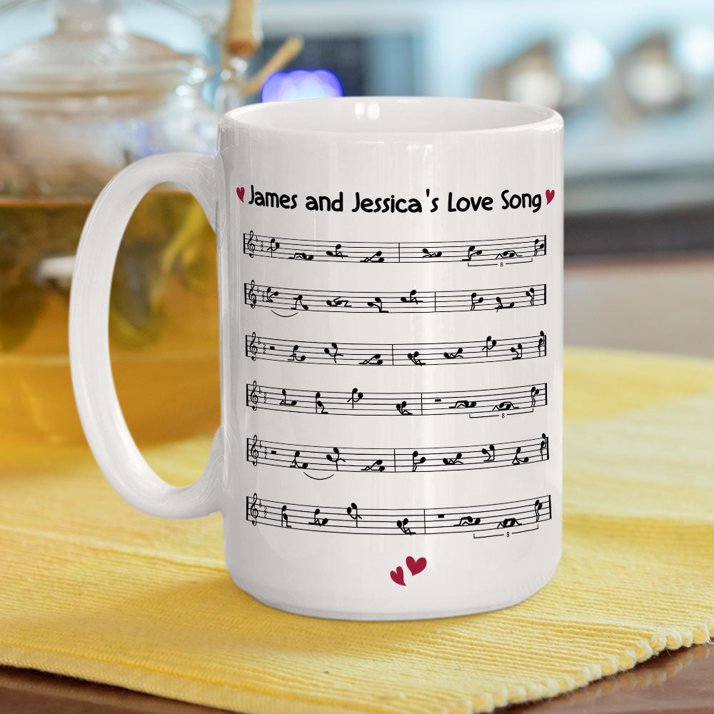 Our Love Song - Personalized Custom Coffee Mug