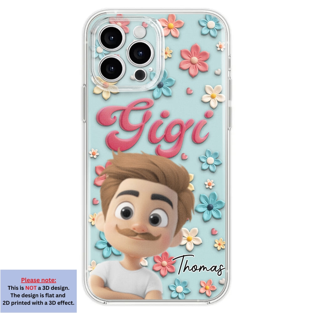 Grandma Flower - Personalized Custom Phone Case