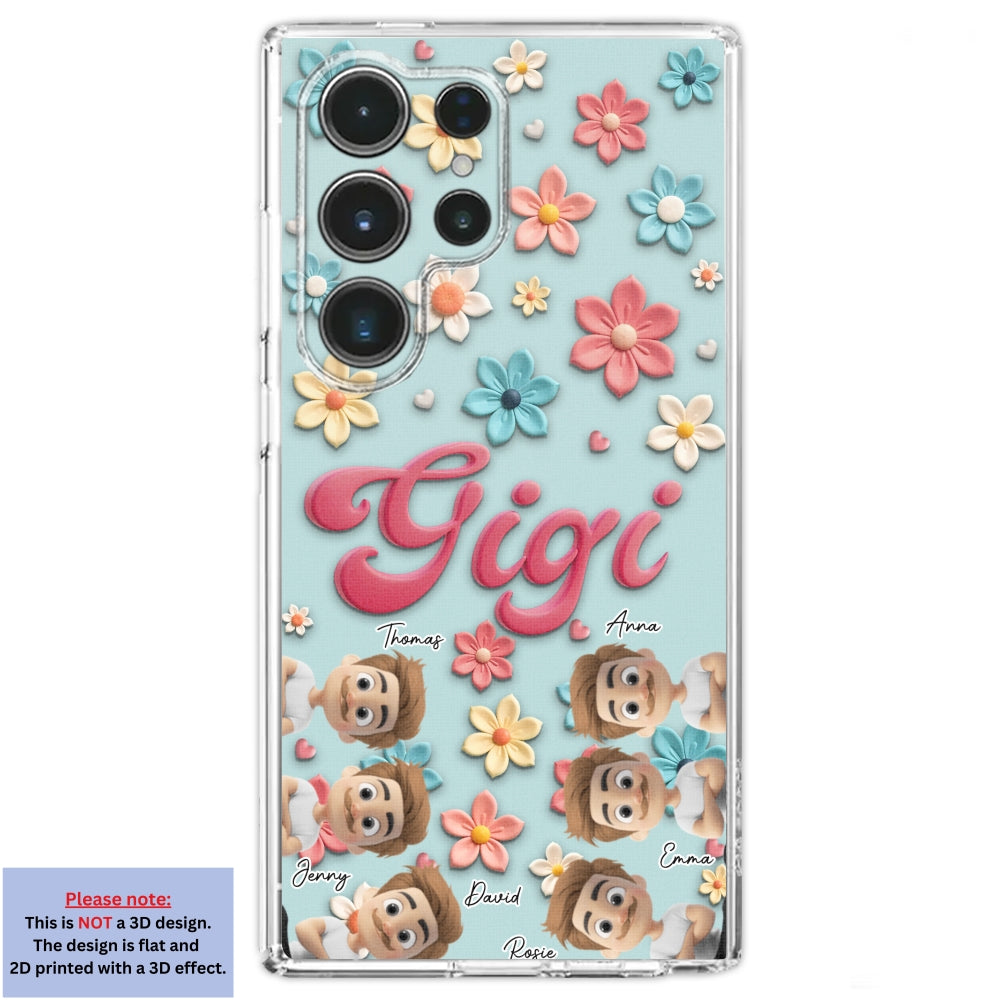 Grandma Flower - Personalized Custom Phone Case