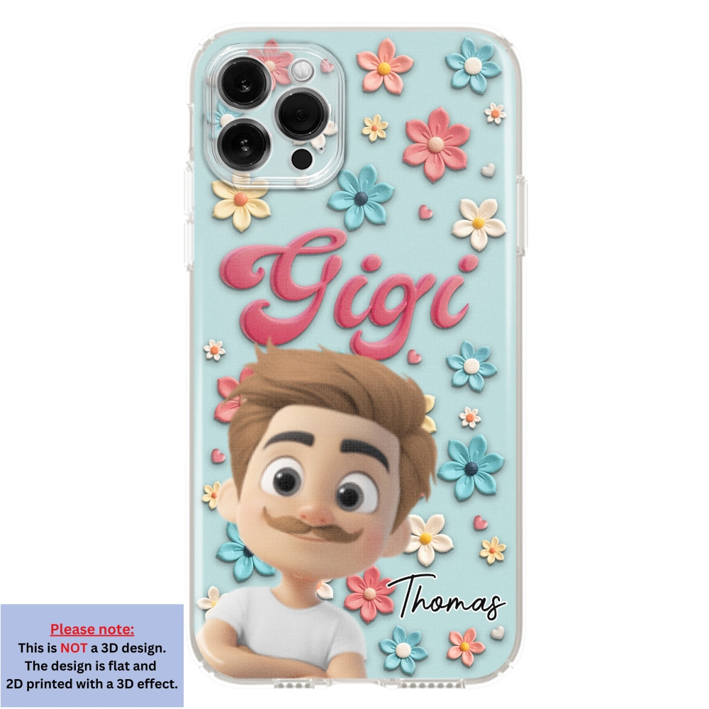 Grandma Flower - Personalized Custom Phone Case