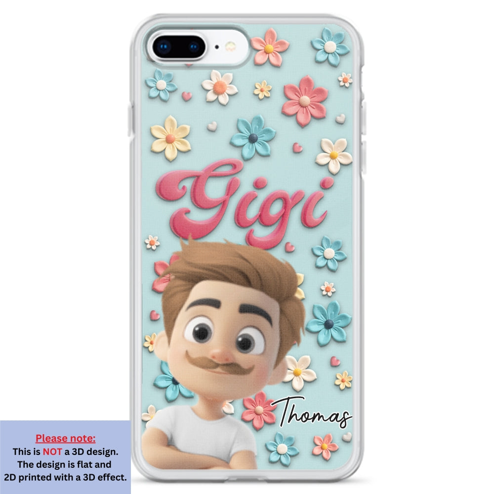 Grandma Flower - Personalized Custom Phone Case