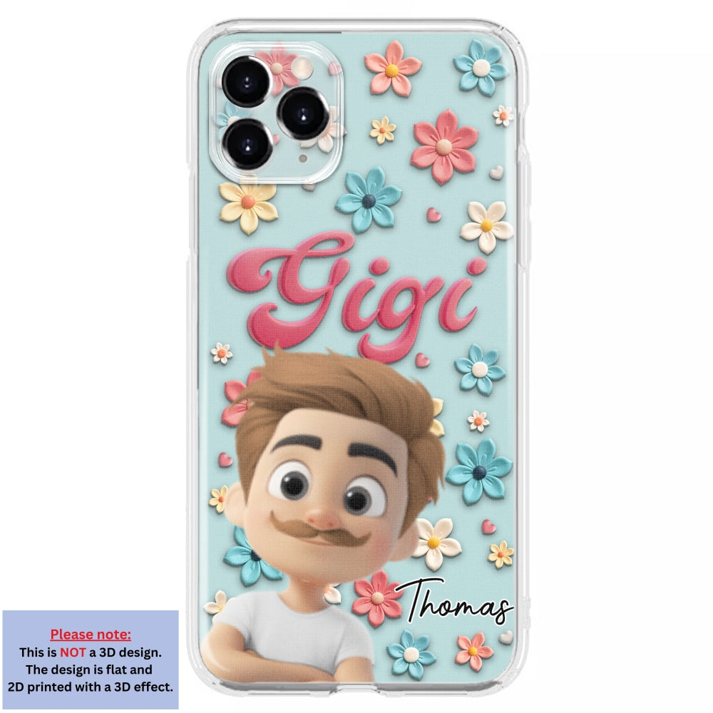 Grandma Flower - Personalized Custom Phone Case