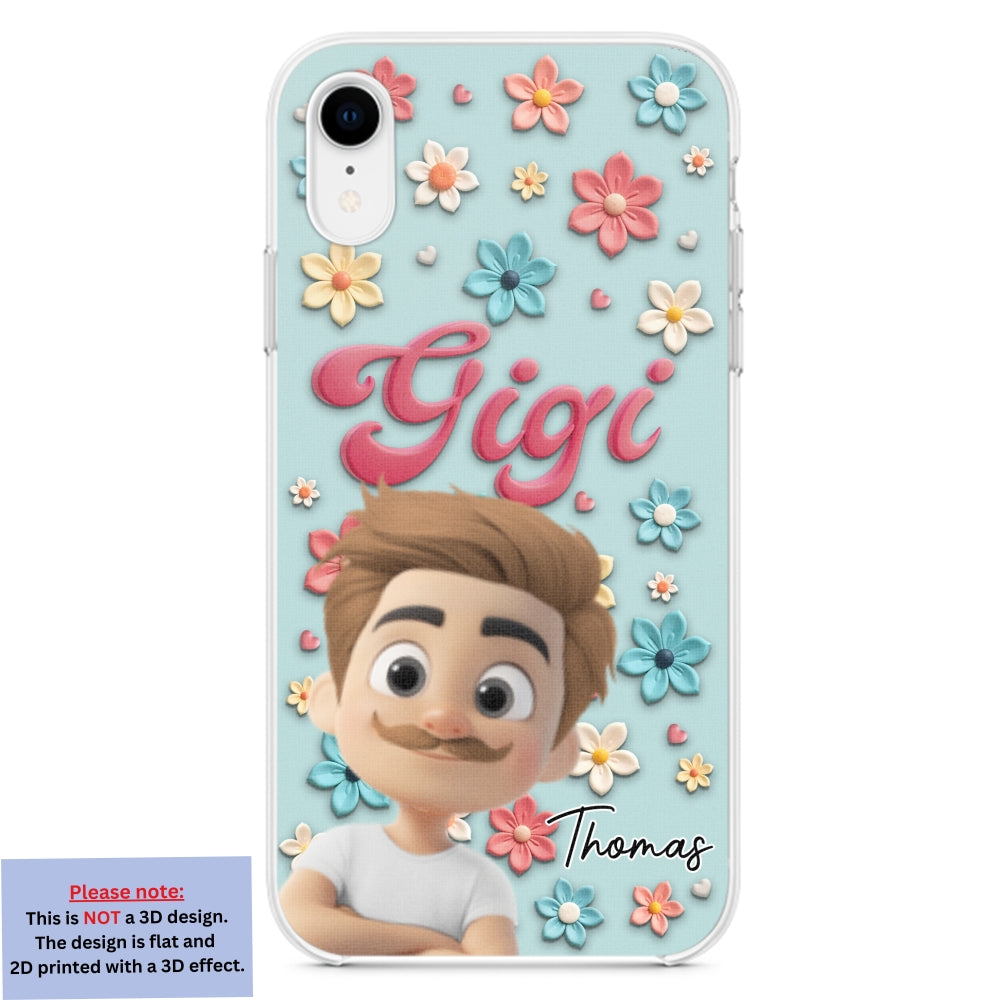 Grandma Flower - Personalized Custom Phone Case