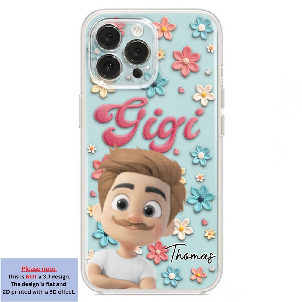 Grandma Flower - Personalized Custom Phone Case