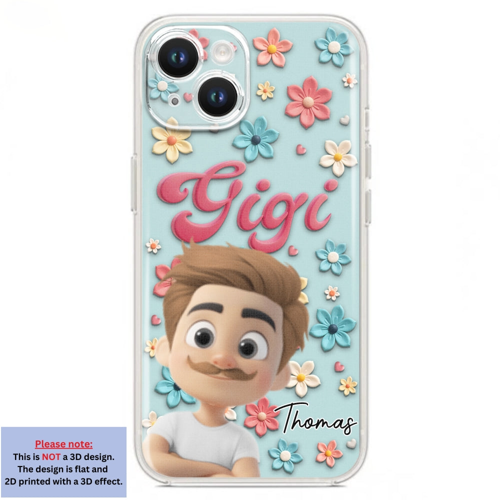 Grandma Flower - Personalized Custom Phone Case