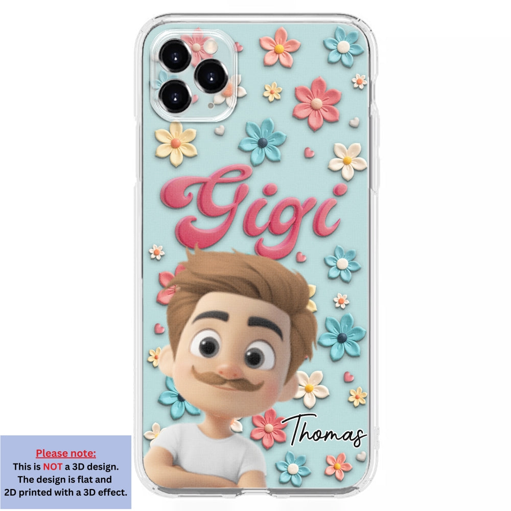 Grandma Flower - Personalized Custom Phone Case