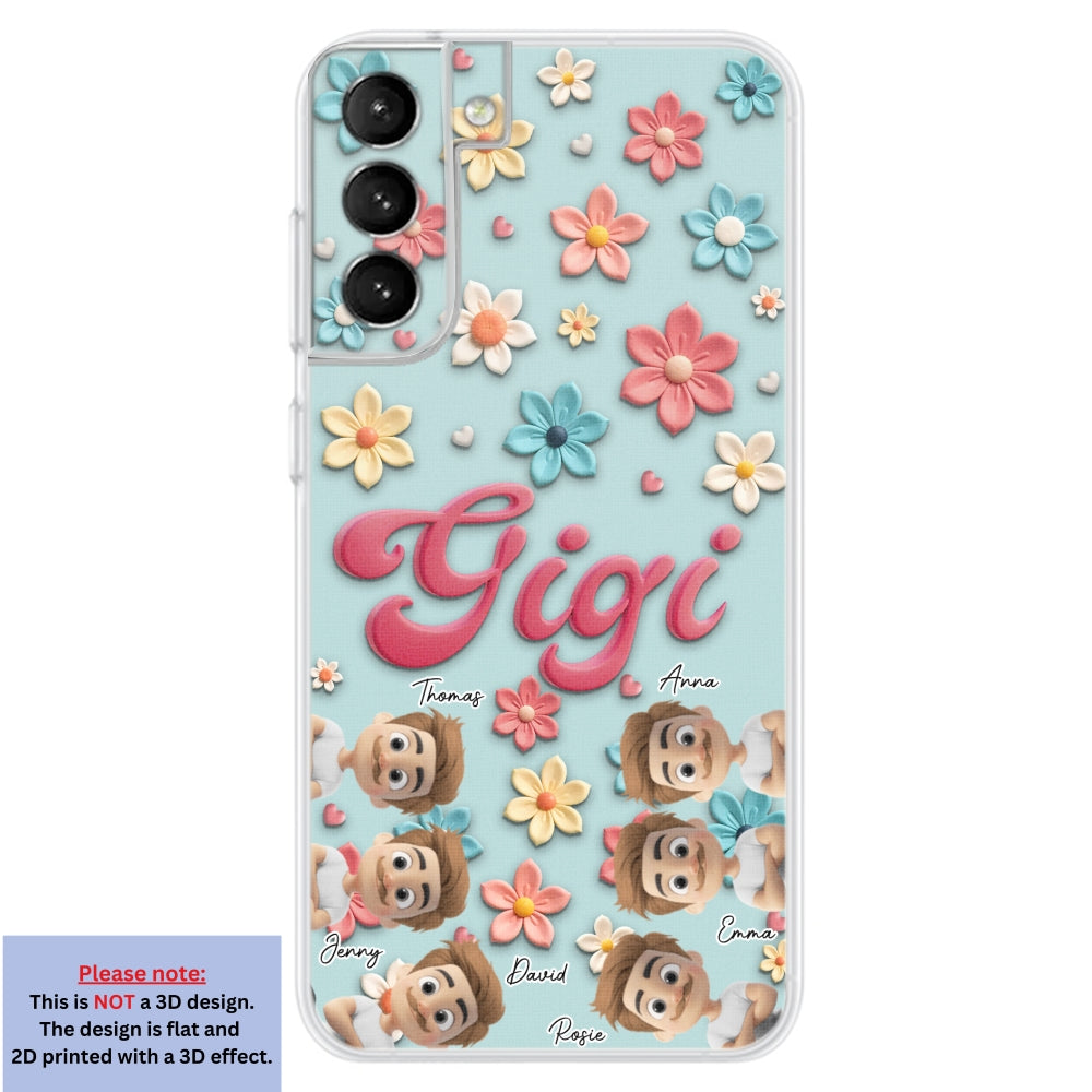 Grandma Flower - Personalized Custom Phone Case