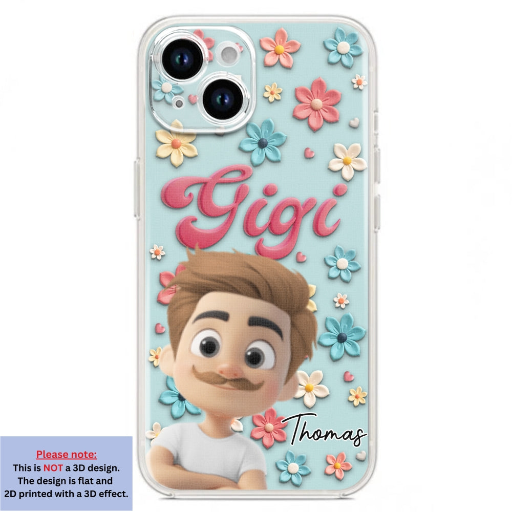 Grandma Flower - Personalized Custom Phone Case