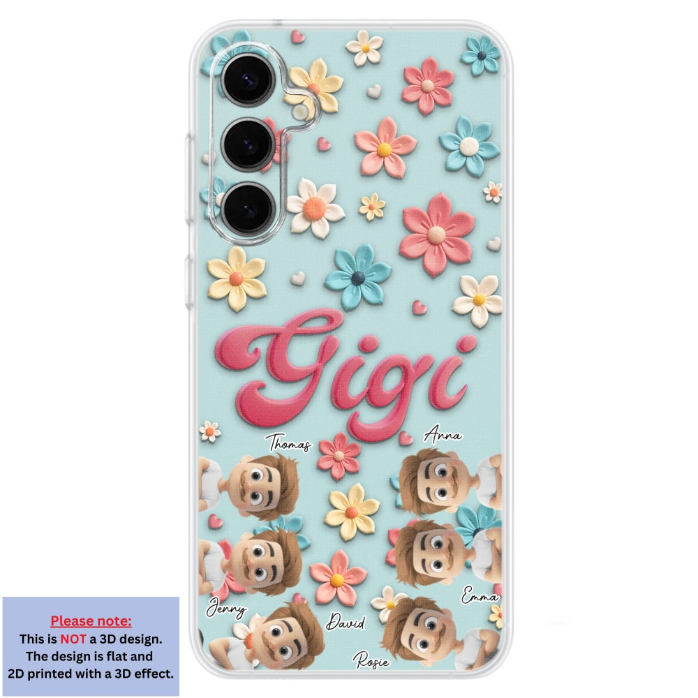 Grandma Flower - Personalized Custom Phone Case
