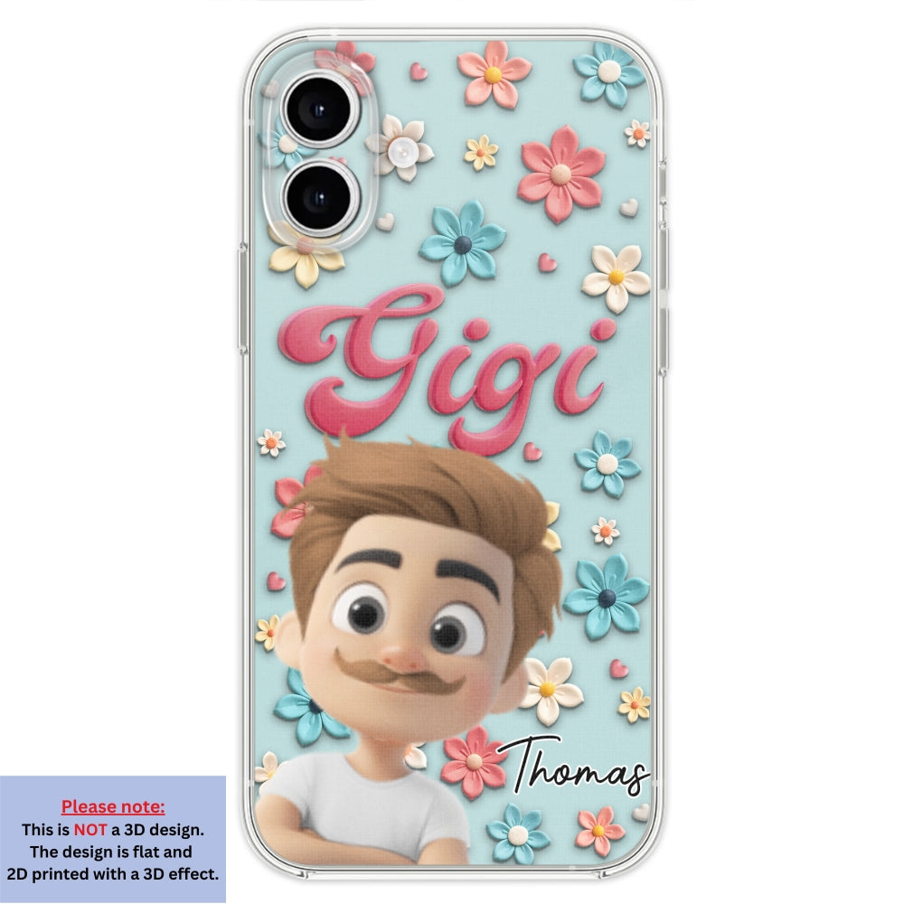 Grandma Flower - Personalized Custom Phone Case