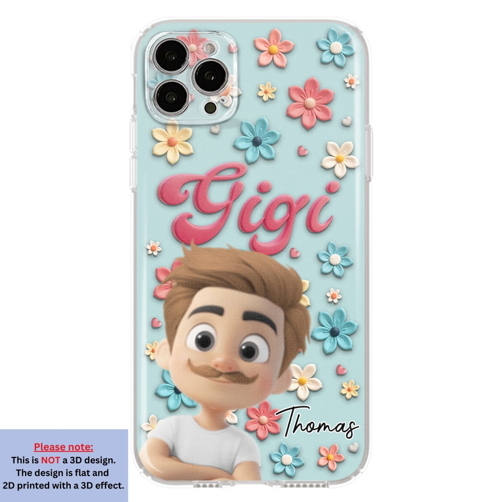 Grandma Flower - Personalized Custom Phone Case
