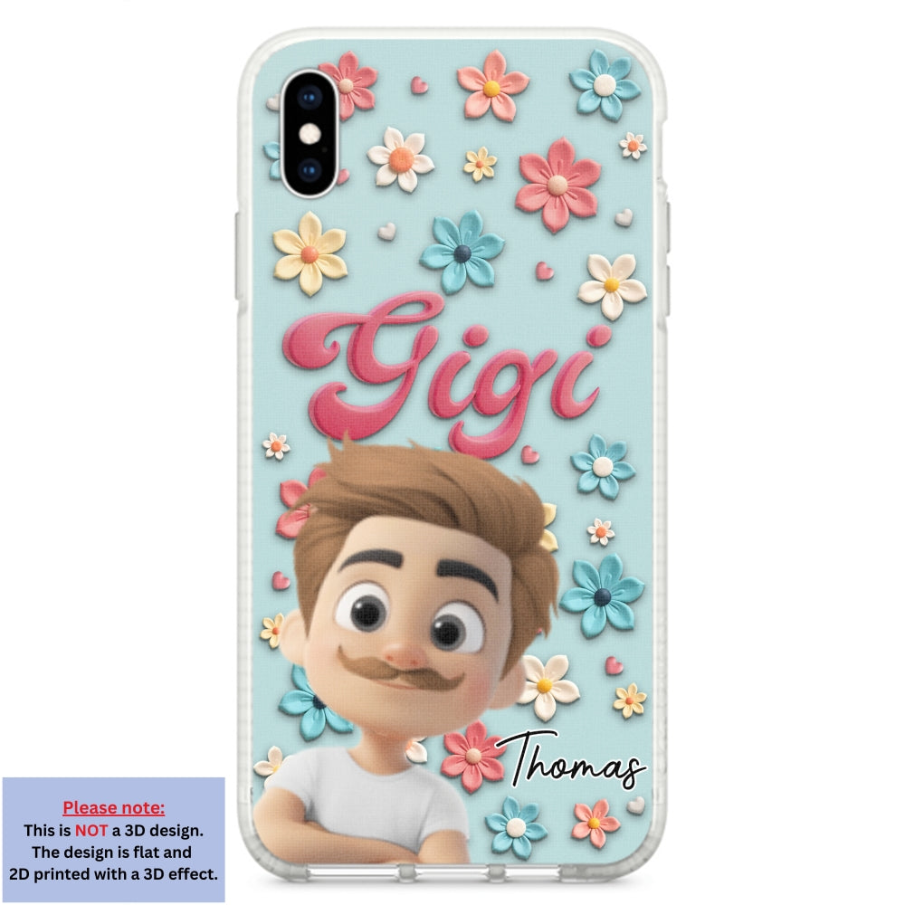 Grandma Flower - Personalized Custom Phone Case