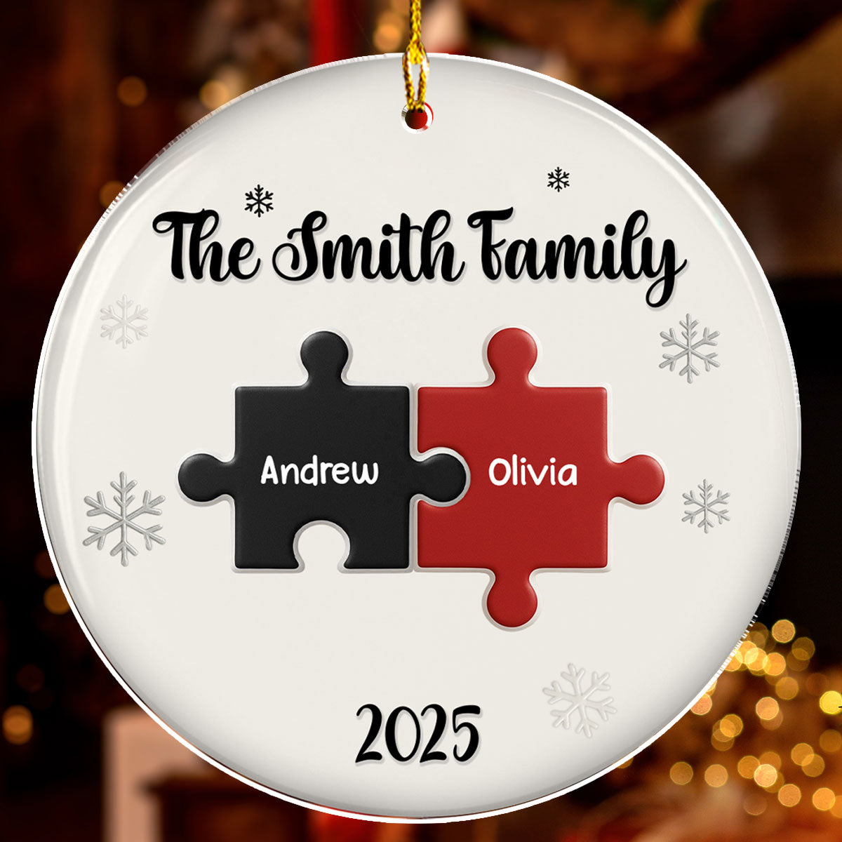 Family Pieces - Personalized Custom Acrylic Ornament