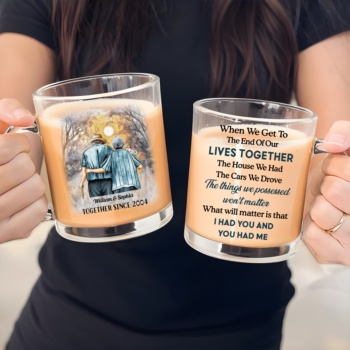 You Had Me - Personalized Custom Glass Mug