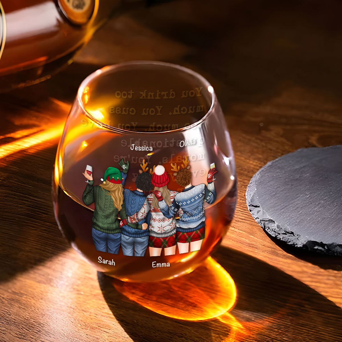 You Are Everything I Ever Wanted In A Friend - Personalized Custom Wine Glass