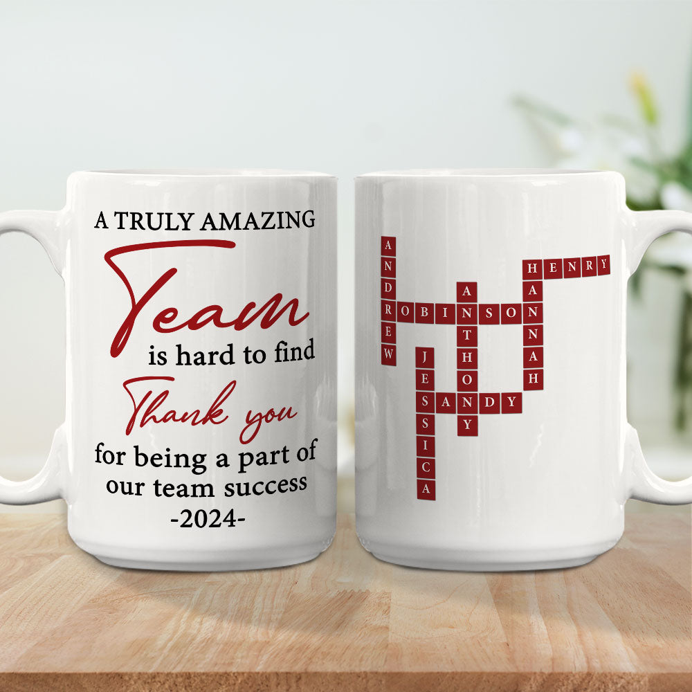 A Truly Amazing Team - Personalized Custom Coffee Mug