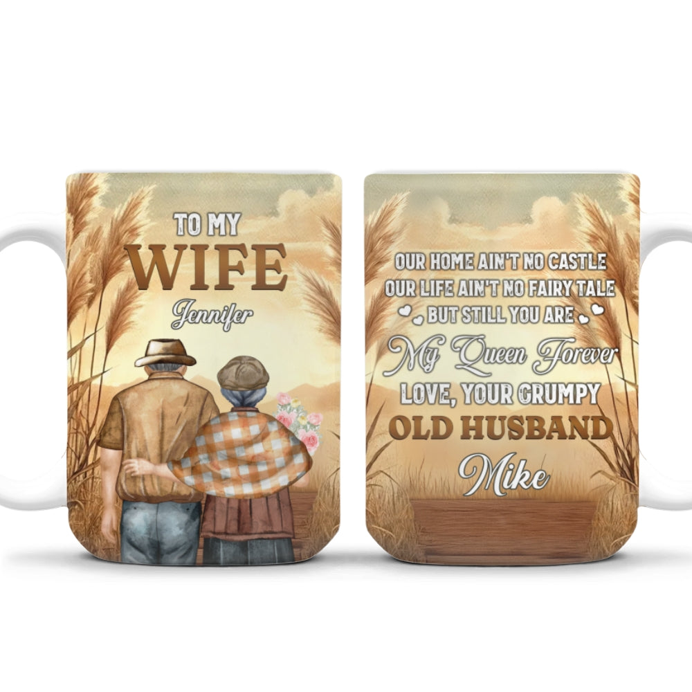 You Are My Queen Forever - Personalized Custom Coffee Mug