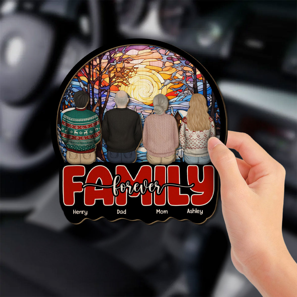 Endless Love - Personalized Custom Car Visor Clip